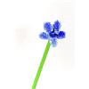 HXSCOO Ornamenti Artigianali di Fiori in Vetro di Murano Colorati Fatti a Mano Matrimonio San Valentino Bomboniere Regali Casa Tavolo Vaso Decor Accessori (Color : Blue, Size : About 15cm-17cm)