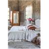 Blanc Mariclo Trapunta Singola Primaverile in Microfibra Beige con Gala e Cuori, Shabby Chic Regina di Cuori 180x260 cm