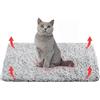 Luvore Tappetino riscaldante 48x70cm, Tappetino autoriscaldante per Gatti, Cuscino per Gatti, Coperta riscaldante, Tappeto Riscaldante Gatto, Rivestimento Lavabile, Con Fondo Antiscivolo
