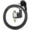 Bavaria Fluid Systems Valvola a solenoide di CO2 / spegnimento notturno 2 in 1 per acquari con valvola di ritegno integrata di Bavaria Fluid Systems con cavo lungo | Made in Germany