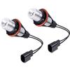 Merautop SJ 2 pezzi lampadine Angel Eye per la sostituzione della luce di parcheggio anteriore per 1er s E87 5er E39 E60 E61 6er E63 E64 7er E65 E66 X3 E83 X5 E53 63126929309 63126916097 6312694048