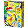 SES Creative 14294 Pellicola termoretraibile - Portachiavi Dino - Set creativo per bambini dai 5 anni in su, design e design restrittivo in forno - perfetto per il fai da te e il gioco
