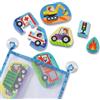 Ravensburger Puzzle da bagno Ravensburger 12034121 Play+: veicoli, giocattoli da esterno e da bagno, giocattoli a partire da 1 anno, inclusa una pratica borsa a rete, giocattolo da vasca