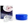 XFSRG Bite Antirussamento in Silicone di Alta Qualità Paradenti per Digrignare i Denti Protezione Notturna per Bruxismo Adatto a Tutti Comfort e Sicurezza (Argento)