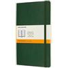 Moleskine Classic Notebook, Taccuino a Quadretti, Copertina Morbida e Chiusura Elastica, Formato Large 13 x 21 cm, Colore Verde Mirto, 192 Pagine