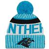 New Era Carolina Panthers New Era 2017 NFL Sideline On Field Sport Knit Hat Cappello - Blue