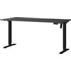 GERMANIA DIE MÖBELMACHER Germania Scrivania 8024-547 (monomotore) con 2 Piedini a T, Grafite, 160 x 119 x 80 cm