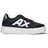 ARMANI EXCHANGE Sneaker donna nera in pelle
