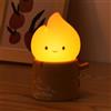 HOTUT Candele a LED, Lampada con Candele Senza Fiamma, Luce Notturna per Bambini, Simpatica Lampada in Silicone con Modalità Candela, Luce Notturna Ricaricabile Regolabile e Dimmerabile per Bambini