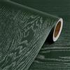 Livelynine Carta Adesiva per Mobili Legno Verde Lavabile Pellicola Adesiva per Mobili Legno Verde Carta da Parati Adesiva per Mobili Effetto Legno Adesivi Mobili Cucina Piano da Lavoro Tavolo 40CMx2M