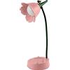 himmel Lampada da scrivania per bambini, Dimmable LED lampada da tavolo con 3 temperature di colore, lampada da scrivania ricaricabile con sensore touch e braccio flessibile lettura, apprendimento