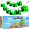 MINECRAFT Fata Luci LED a Batteria Creeper Luci Stringa Bambino Decorazioni Camera da Letto Giocatore Adolescenti Al Chiuso 10 Cubi 2 Modalità