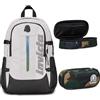 Invicta Zaino Ufficio Invict-Act Plus Led, Grigio, Doppio Scomparto Con Tasca PC, Tasca Borraccia, Tasca Con Organizer, Cinghia Vita, Nastri Torace e Regolazione Volume, Zaino Lavo