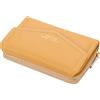 Skyearman Portafoglio da donna in pelle media, portamonete da donna con cerniera, tasca portamonete con 10 scomparti per carte portafogli, pochette da donna, giallo, media, Moderno