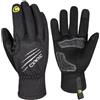 CXWXC Guanti da ciclismo da uomo, antivento, touchscreen, impermeabili, invernali, in pile termico, antiscivolo, per corsa, escursioni, guida (Negro, XL)