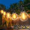 kolpop Catena Luminosa Esterno, 9.7M/30FT Timer/Diminuzione Luci LED Esterno G40 con 10+1 Lampadine di Ricambio, Lucine Esterno Giardino Impermeabile per Festa Patio Natale