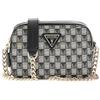 GUESS G Wave Camera Crossbody, Borsa a Tracolla Donna, Logo Nero, One Size