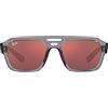 Ray-Ban Rb4397 Corrigan Occhiali da sole quadrati, Grigio Trasparente, 54 mm