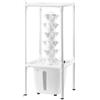 VEVOR Sistema di Coltivazione Idroponica, 30 Baccelli Verticali a 6 Livelli, Torre Idroponica Mobile con Pompa dell'Acqua e luce, Germinazione Interna, per Erbe Aromatiche Frutta Verdura