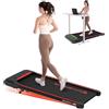 CITYSPORTS Tapis Roulant con Inclinazione 9-13%, Tapis Roulant Elettrico 1-6 km/h, Walking Pad con telecomando, motore 440W, display LED & luci, portata 120 kg, ideale per casa e ufficio