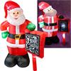 TRONJE 3m Babbo Natale Gonfiabile con Luce LED - Decorazioni Natalizie Esterni - Illuminato XXL Santa Claus - Figurina Natale - Ventola Permanente