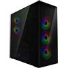 Arctic Case Arctic Xtender VG Mirror ARGB Midi-Tower E-ATX con montaggio GPU verticale Nero [ACPCC00019A]