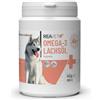 ReaVET Olio di salmone in capsule per cani, 200 pezzi, olio di salmone omega-3 per cani e gatti, olio di pesce ad alto dosaggio di qualità alimentare