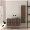 Baden Haus Mobile da bagno 100 cm cannettato noce Palermo