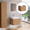 neoro n50 stripes mobile La: 60 cm con 1 scomparto estraibile, BN0481BPO, n50 [Mobili da Bagno > Mobili Lavabo]