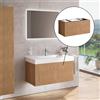 neoro n50 stripes mobile La: 100 cm con 1 scomparto estraibile, BN0483BPO, n50 [Mobili da Bagno > Mobili Lavabo]