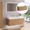 neoro n50 stripes mobile La: 120 cm con 1 scomparto estraibile, BN0484BPO, n50 [Mobili da Bagno > Mobili Lavabo]