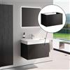neoro n50 stripes mobile La: 80 cm con 1 scomparto estraibile, BN0487BBO, n50 [Mobili da Bagno > Mobili Lavabo]