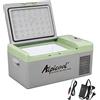 Alpicool Y16T 15 Litri Frigoriferi per Auto, Mini Frigo Portatile, Elettrico Auto Frigorifero Congelatore 12/24V DC per Viaggio -20 ℃ a 20℃