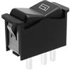eMagTech Interruttore alzacristalli elettrico illuminato a 5 poli 0008208310 1268208010 compatibile con Mercedes R107 W123
