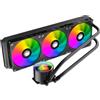 Jungle Leopard TK1 ARGB Water Cooling CPU Cooler,800-2000RPM ARGB PWM Fans,for Intel LGA115X/1200/1700/1366/2011/2066,for AMD:FM2/FM2+/AM3/AM3+/AM4/AM5 (360BK)