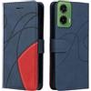 XINNI Cover Protettiva per Motorola Moto G35 Case | retrò Cellulare Custodia Libro Antiurto in Flip Pelle PU/TPU