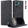 Phernykas Cover per Xiaomi Redmi 13C 4G/Poco C65, Flip Libro in Pelle Premium, Wallet Case con Porta Carte, Portafoglio Case Chiusura Magnetica, [Antiurtoo][Cavalletto] Custodia per Redmi 13C, Nero