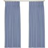 Domus&Trend - Tende per Interni Casa, Hotel, Scuole, Uffici Ignifughe Semifiltranti a 1 Pannello 150x270, Tende Camera da Letto Cucina Soggiorno Moderne con Anelli, Tenda Antifiamma 100% Made in Italy