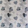 MadeInNature Tovaglia cerata in PVC su misura, misure e motivi a scelta, tovaglia per tavoli interni ed esterni (140 x 140 cm, cuore mosaico blu)