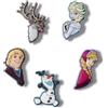 Crocs Jibbitz, confezione da 5 ciondoli a forma di personaggio di Frozen