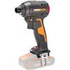 WORX Nitro WX265.9 Avvitatore a percussione a batteria 20 V, potente motore brushless, 3 livelli di velocità e 2 modalità, leggero e compatto, solo utensile