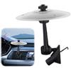 QINGZY Piatti Crash per Auto, Regolabili a 360°, 2 Teste Girevoli, 14 cm