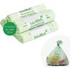 bioMat Sacchetti per la Spazzatura 80 l Compostabili, 10 Sacchi per Bidone dell'Umido, Bidone per Rifiuti Residui, Qualità Premium, Beutrali dal Punto di Vista Climatico, Made in Germany