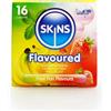 Skins Sexual Health Confezione multipla di preservativi aromatizzati, 16 assortiti
