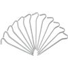 Jack Wolfskin Power PEG (12 PCS), Paletti per Tende stabili. Misto, Argent-Argent, OS