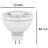 Bot Lighting S.r.l. Gu5.3 Mr16 Lampadina Faretto a led 12v Ac/dc 6,5w Luce Fredda 6500k 560lm bot