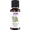 NOW FOODS Essential Lavender & Tea Tree Oil 30ml - Olio di lavanda e melaleuca