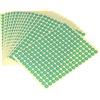 QUARKZMAN 2880Pz Etichette Autoadesive 0,39 Pollici Qc Pass 02 Adesivi Rotondi Sigilli Antimanomissione per Approvazioni Controllo Qualità Gestione Inventari, Verde
