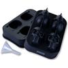 Zenker Set di 4 stampi per cubetti di ghiaccio per Halloween, in silicone, lavabili in lavastoviglie, resistenti a temperature da -40 °C a +230 °C, colore nero