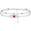 Yinsen Bracciale Donna Argento 925 Braccialetto Infinito con Confezione Regalo